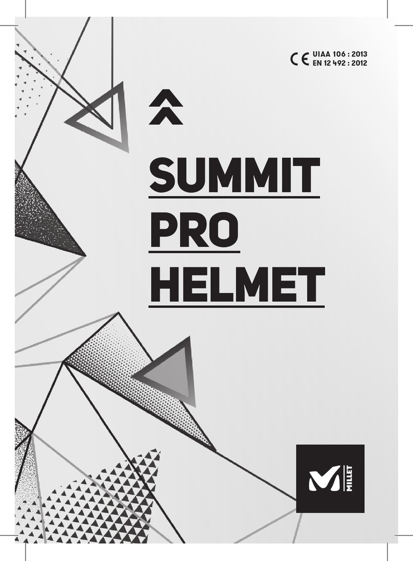 MILLET SUMMIT PRO HELMET manual