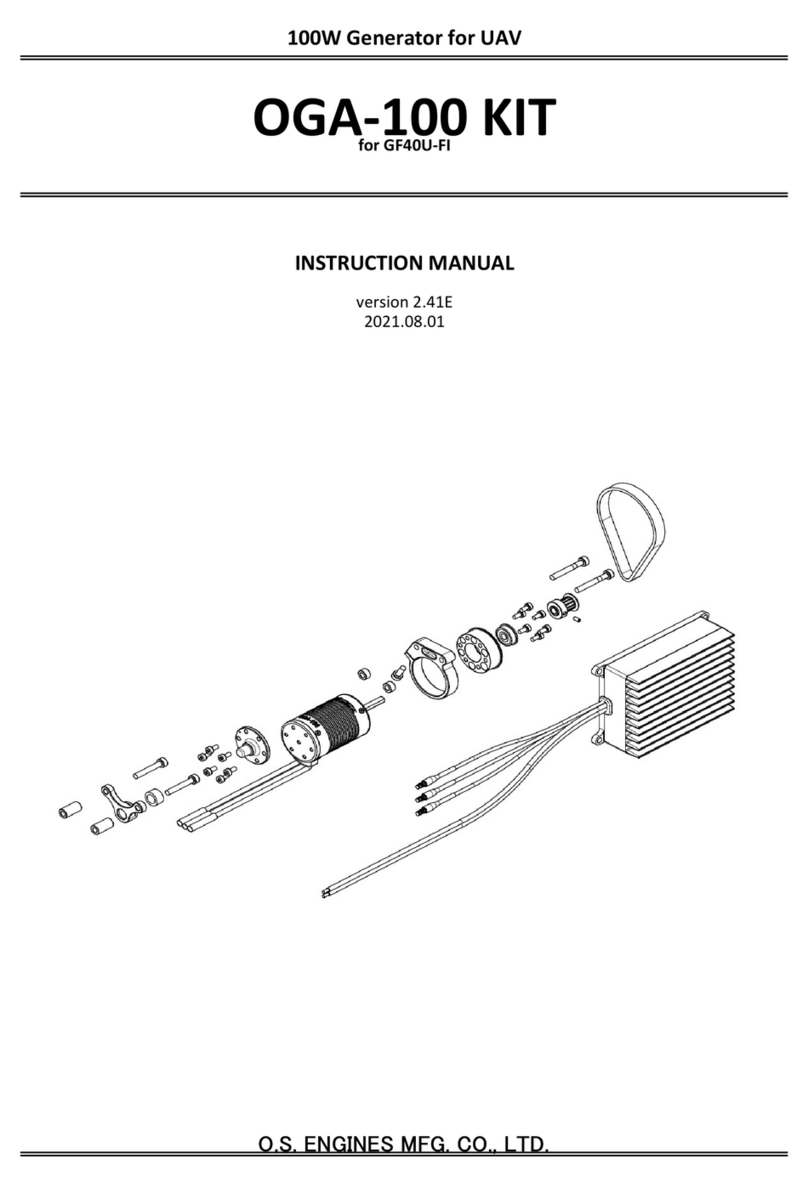 O.S. engine OGA-100 KIT instruction manual