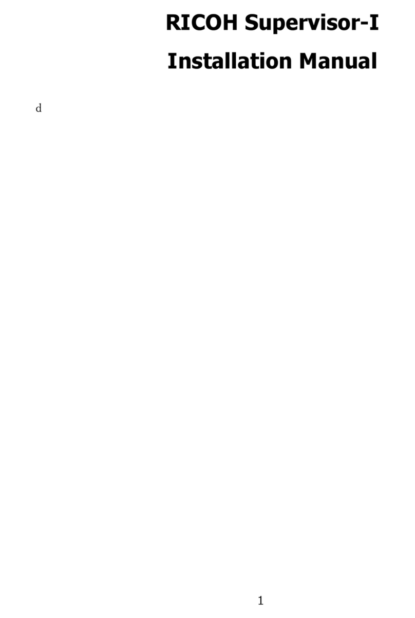 Ricoh Supervisor-I User manual