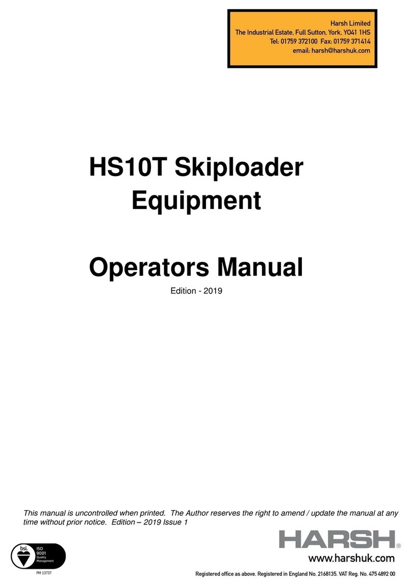 Harsh HS10T Operator's manual
