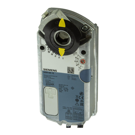Siemens GEB-1E Series User manual