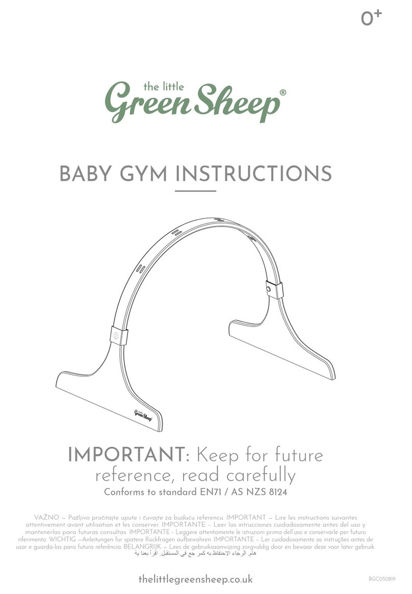 green sheep BABY GYM instructions