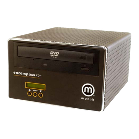 Muzak ENCOMPASS XD – quick start guide