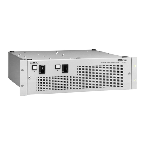 Sony PFV-HD50A User manual