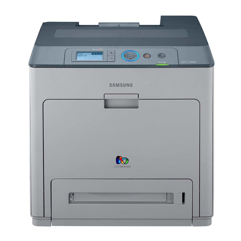 Samsung CLP-770ND - Color Laser Printer User manual