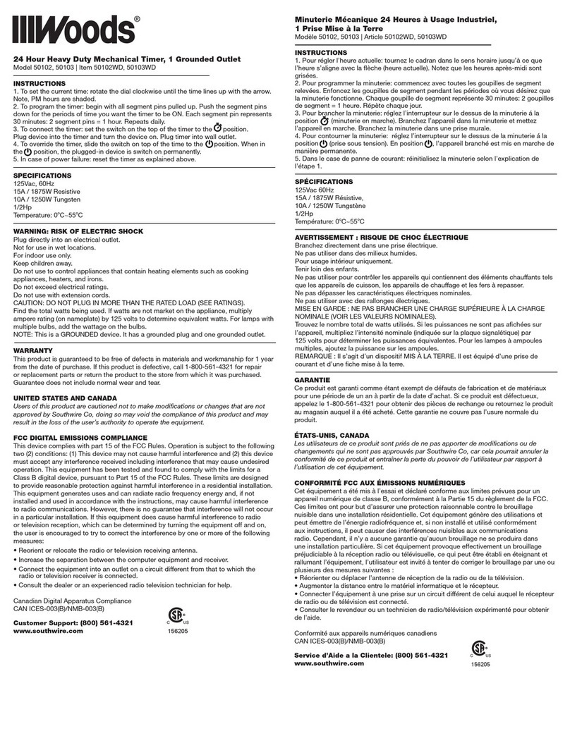 Woods 50102 User manual