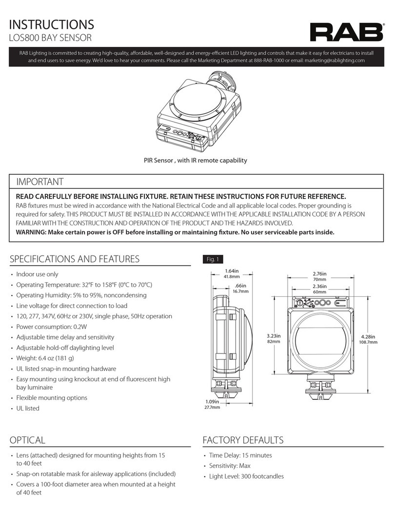 RAB LOS800 instructions