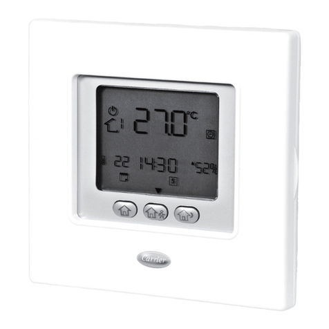 Carrier User interface Comfort Module Series Operating manual