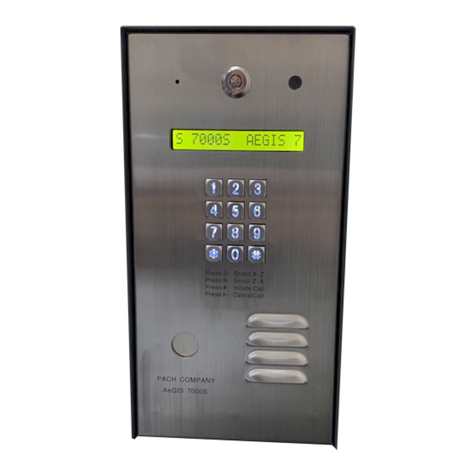 PACH & COMPANY AeGIS 7000S Series quick start guide
