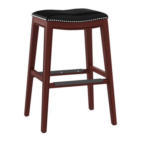 DTY INDOOR LIVING Saddle Stool IF-1001 quick start guide