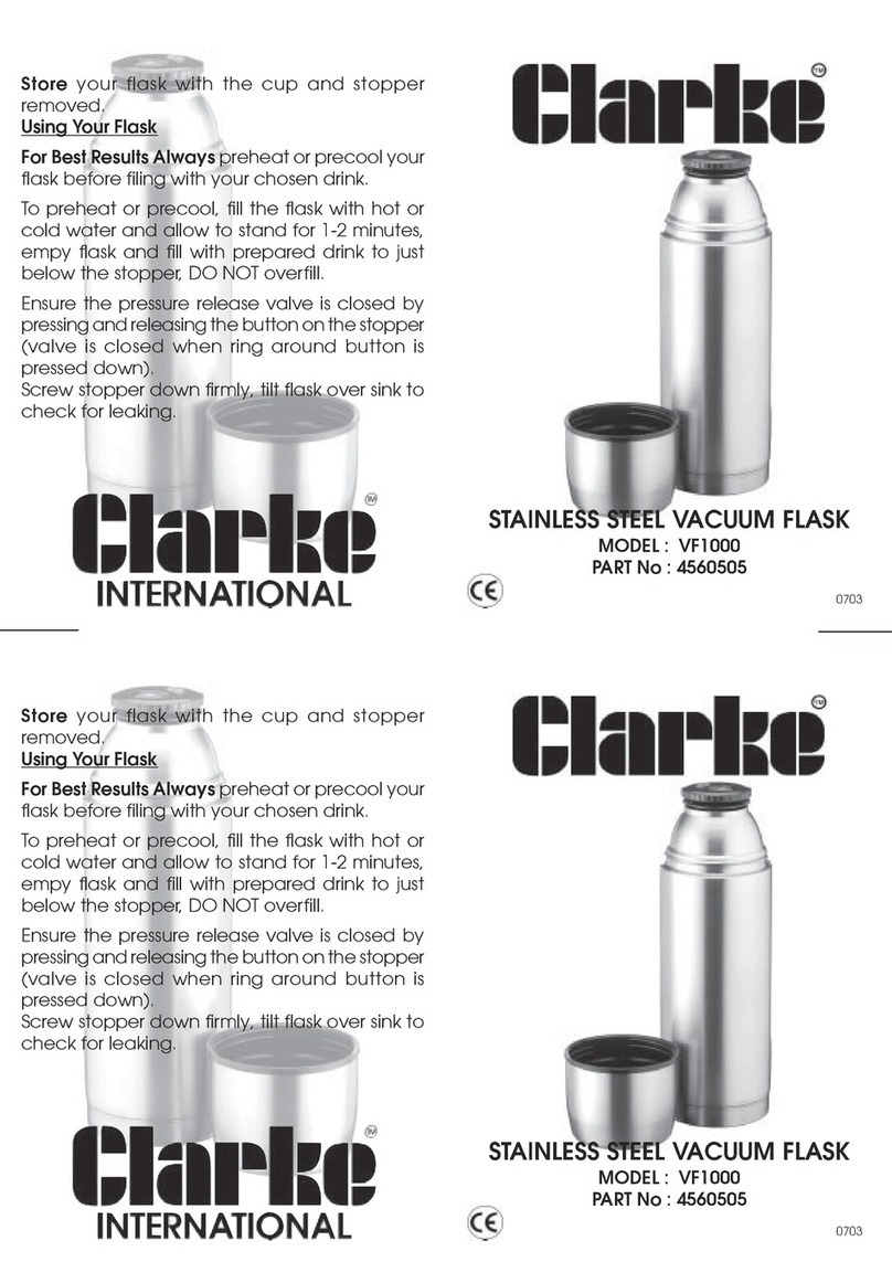 Clarke VF1000 quick start guide