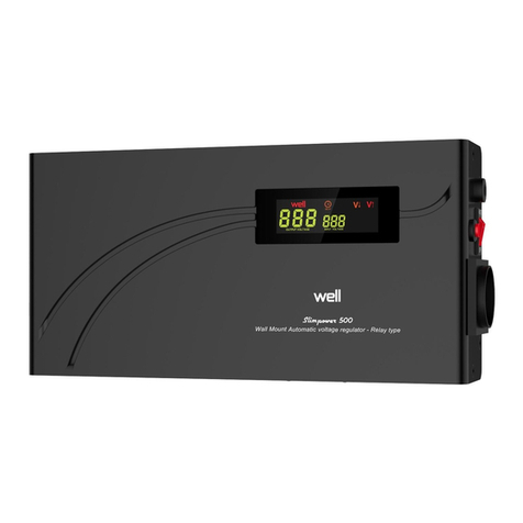 Well AVR-REL-SLIMPOWER500-WL user manual