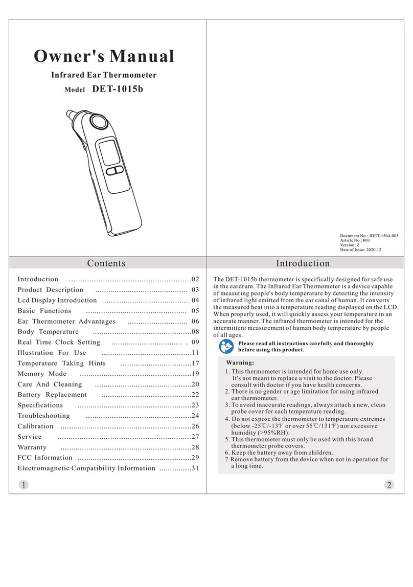 JOYTECH DET-1015b User manual