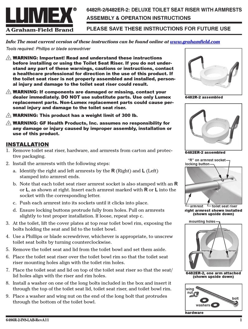 Graham Field LUMEX 6482R-2 Parts list manual