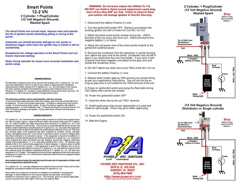 Power Arc 12-2 VN quick start guide