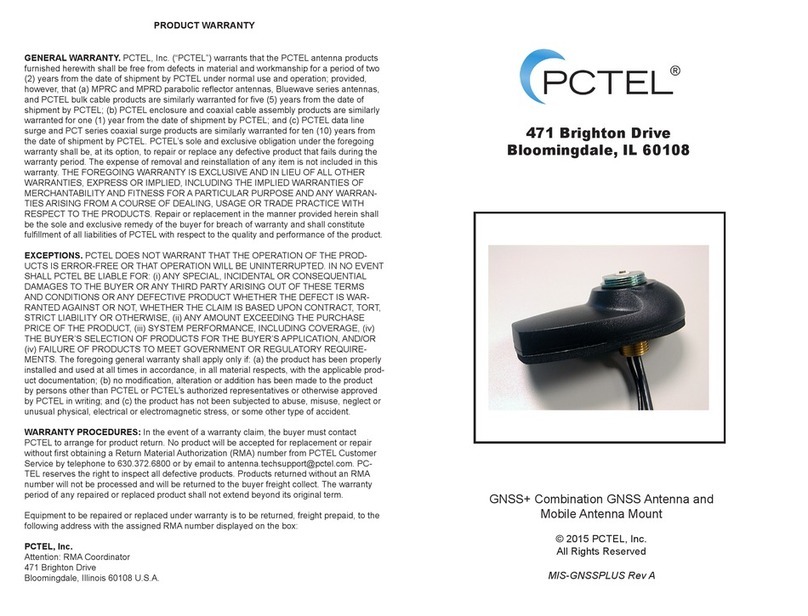 PCTEL GNSSPSM-S1-S1 manual