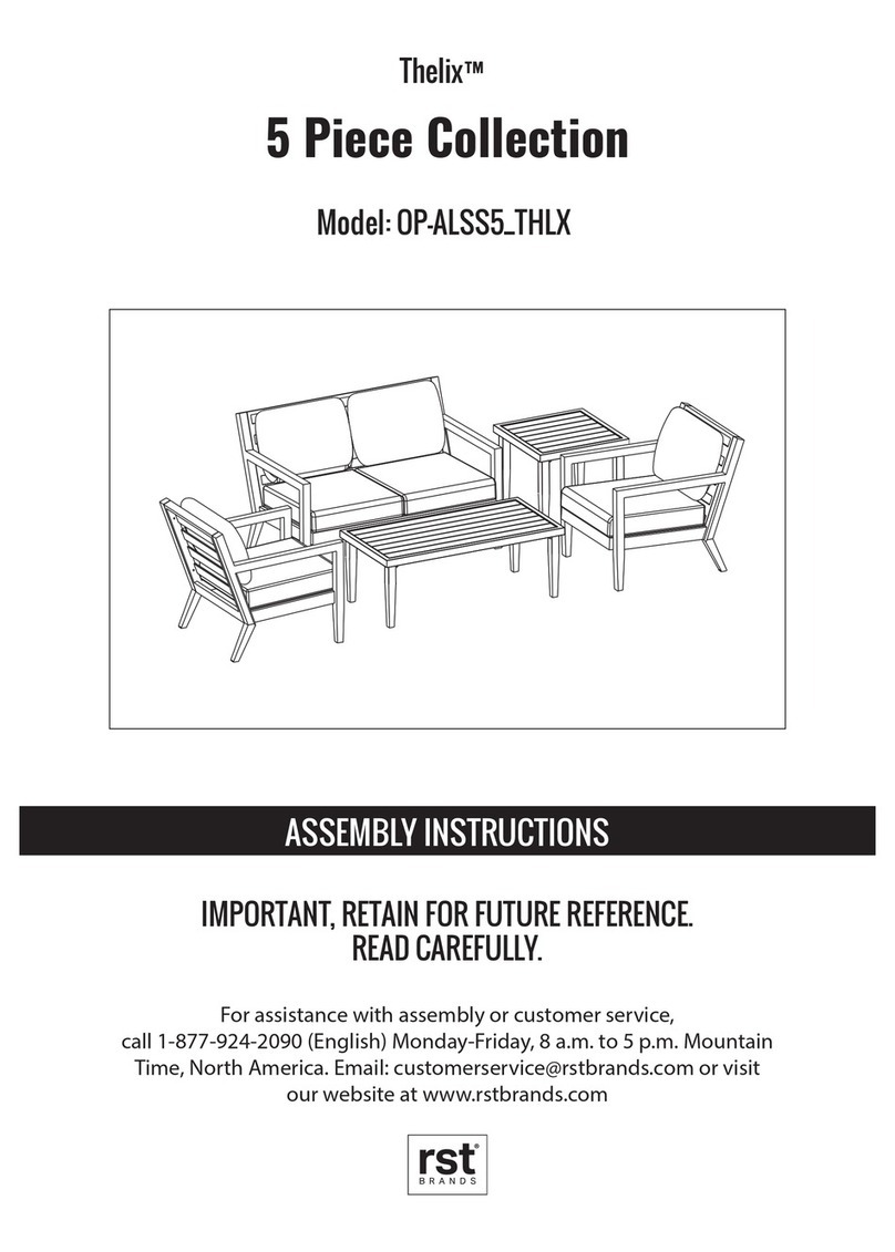rst brands Thelix OP-ALSS5 THLX Assembly instructions rst brands Thelix OP-ALSS5 THLX Assembly instructions