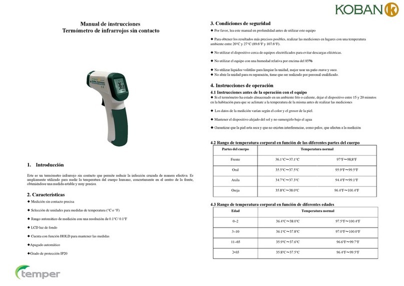 Temper Koban KTS-IR user manual