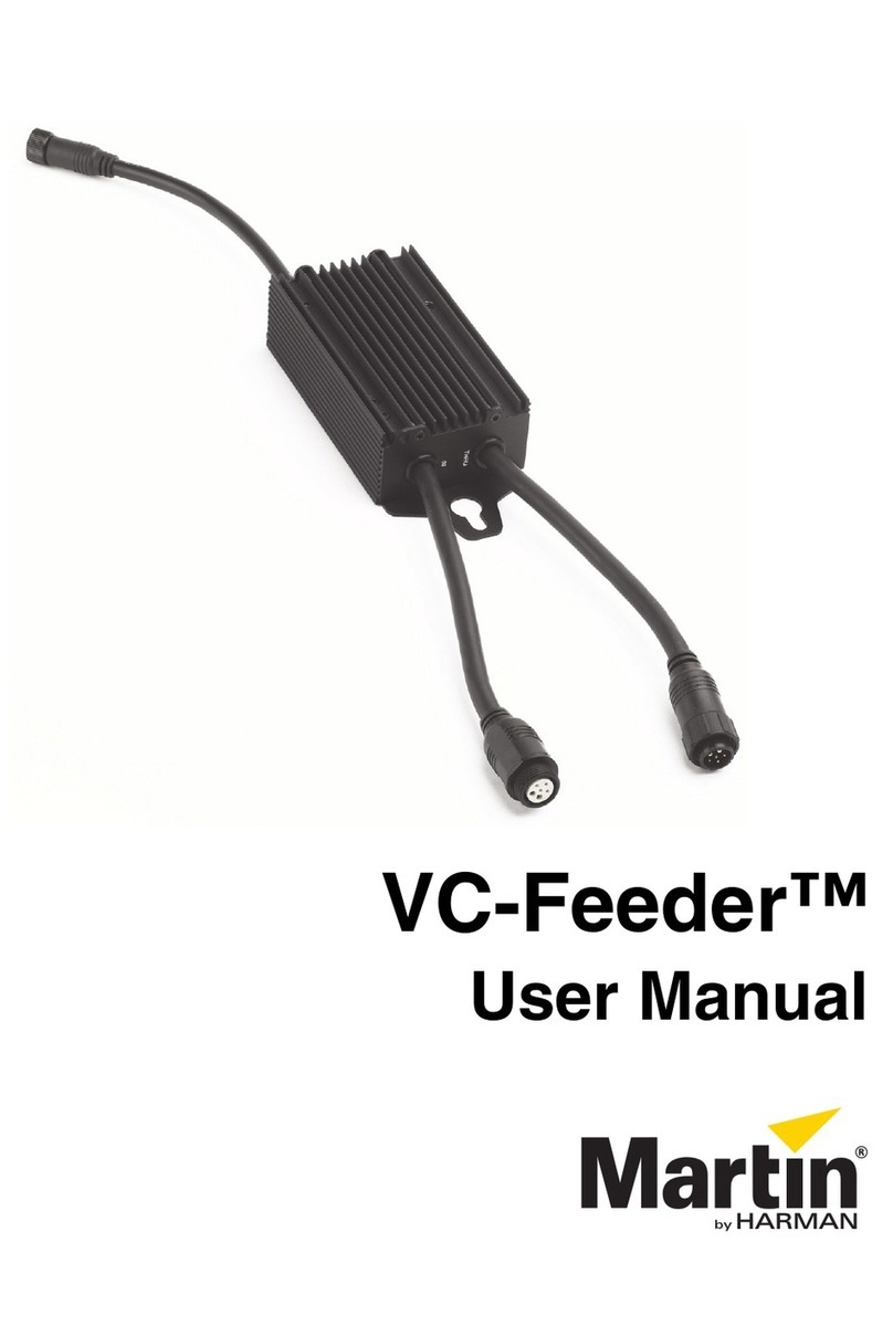 Harman Martin VC-Feeder User manual