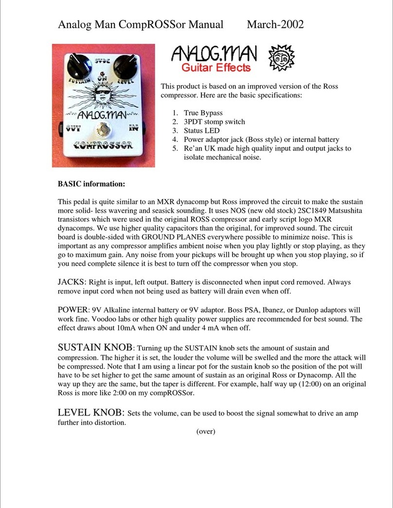 Analog Man CompROSSor User manual