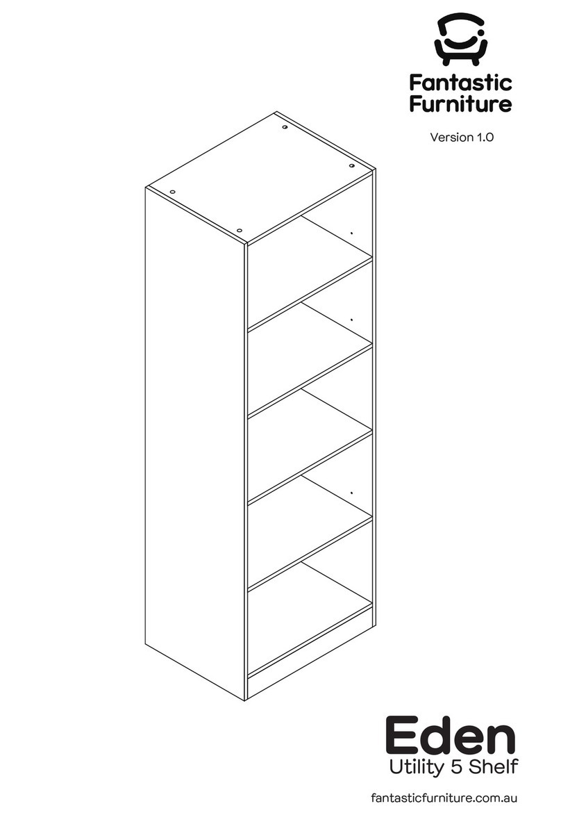 fantastic furniture Eden Utility 5 Shelf User manual