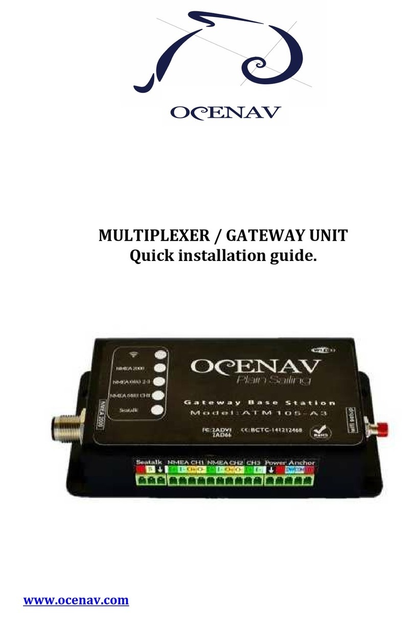 OCENAV ATM 105-A3 User manual