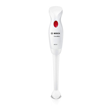 Bosch MSM14 Series User manual