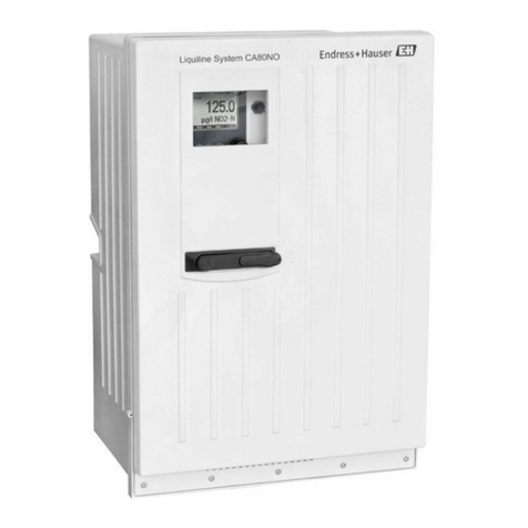 Endress+Hauser Liquiline System CA80NO Brief operating instructions