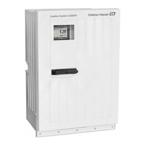 Endress+Hauser Liquiline CA80FE Brief operating instructions Endress+Hauser Liquiline CA80FE Brief operating instructions