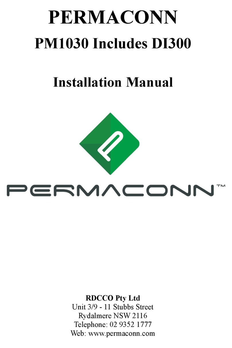 Permaconn PM1030 installation manual