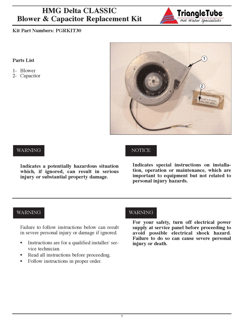 TriangleTube PGRKIT30 User manual