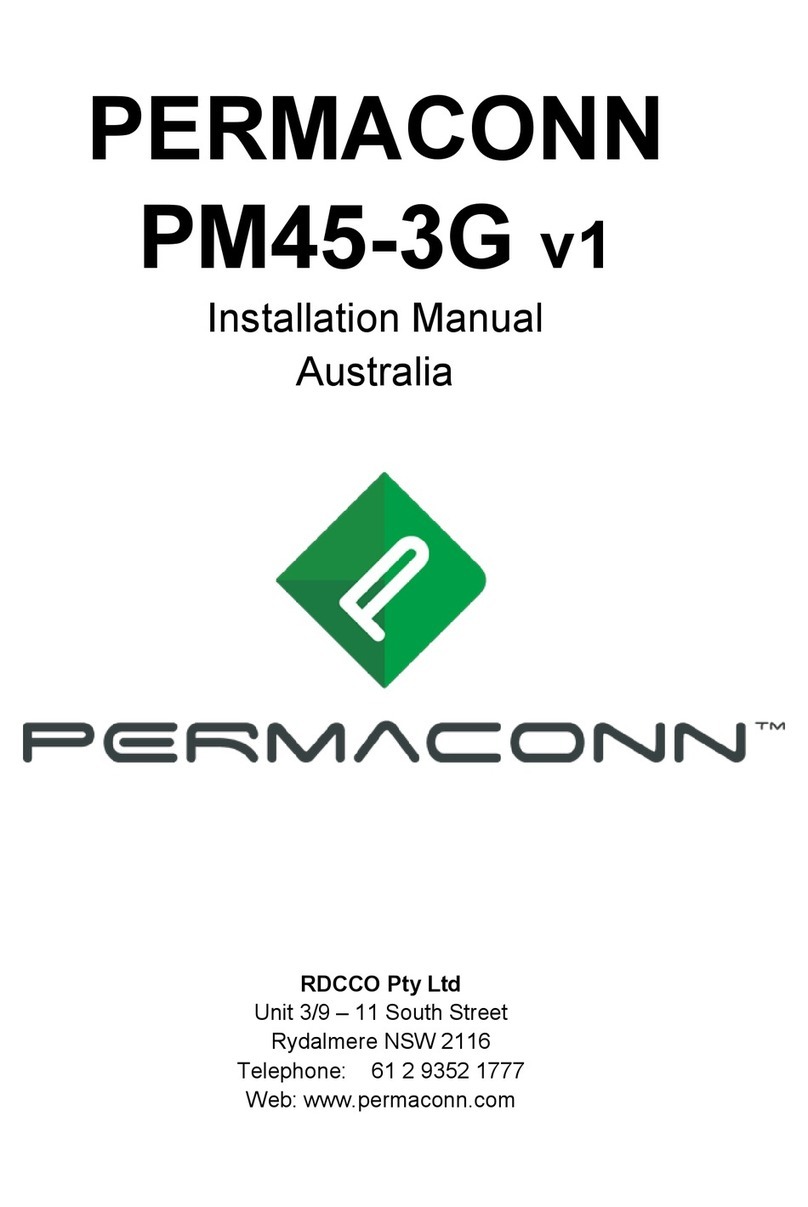 Permaconn PM45-3G installation manual