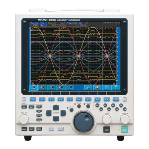 Hioki MEMORY HiCORDER 8855 Guide book