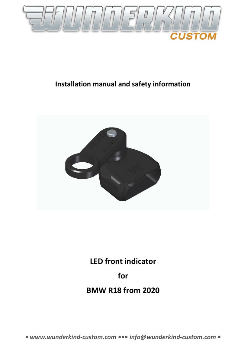 Wunderkind Custom littleOne BMR18T INSTALLATION MANUALS AND SAFETY INFORMATION