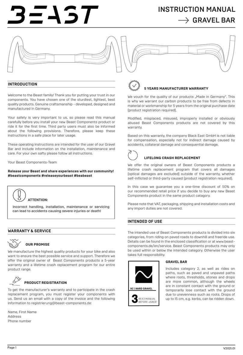 Beast GRAVEL BAR instruction manual
