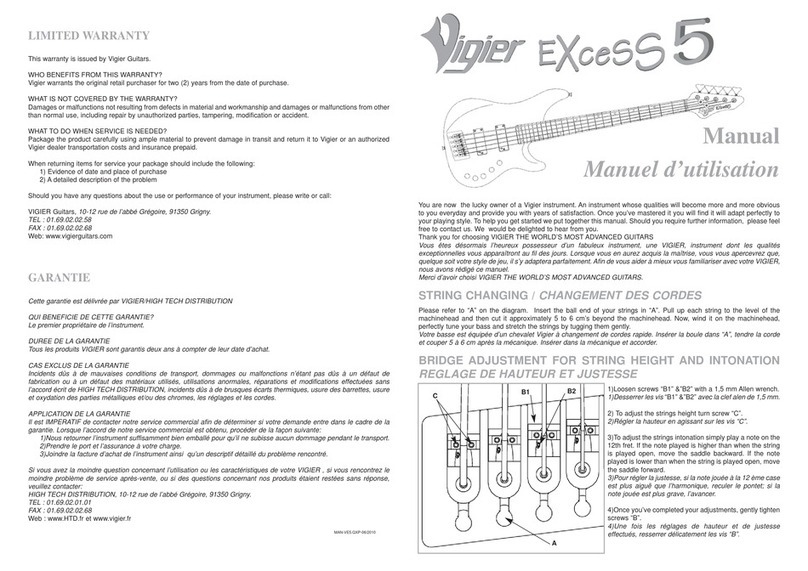 Vigier eXcess 5 User manual