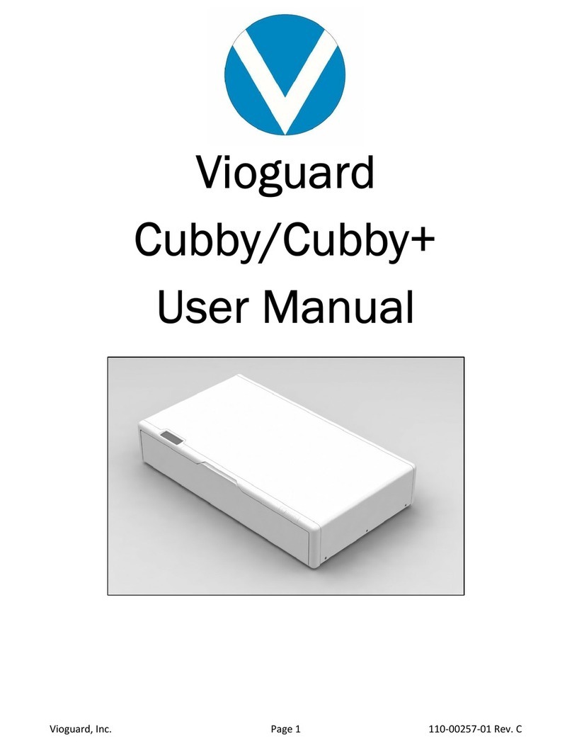 vioguard Cubby user manual