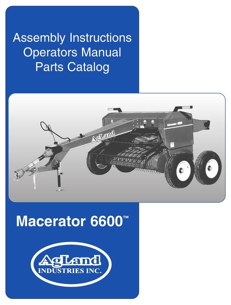 AgLand Macerator 6600 Operator's manual