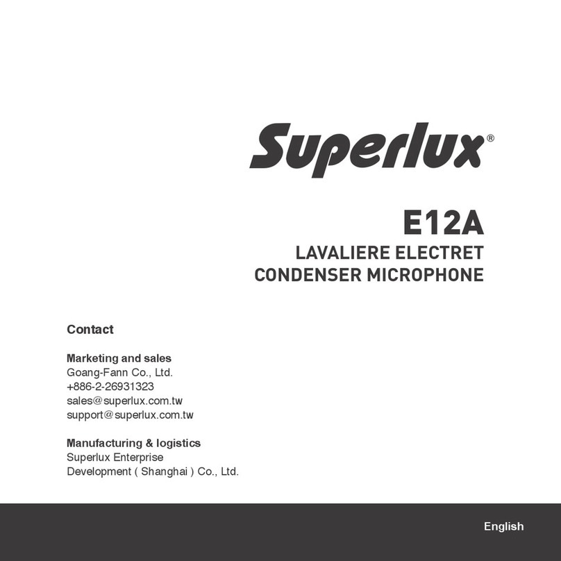 Superlux E12A quick start guide