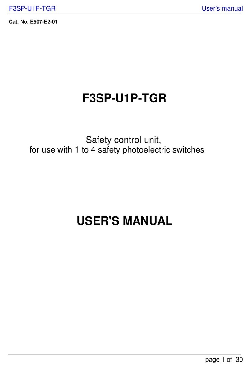 Omron F3SP-U1P-TGR user manual