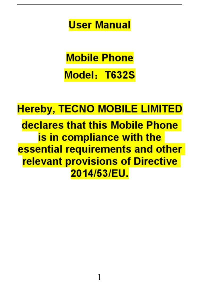 Tecno T632S User manual