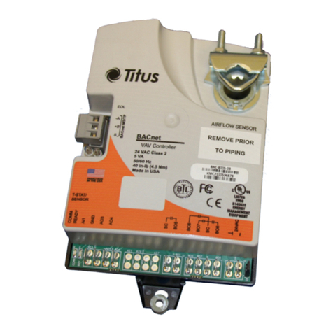 Titus BAC-8007 Installation & operation manual Titus BAC-8007 Installation & operation manual