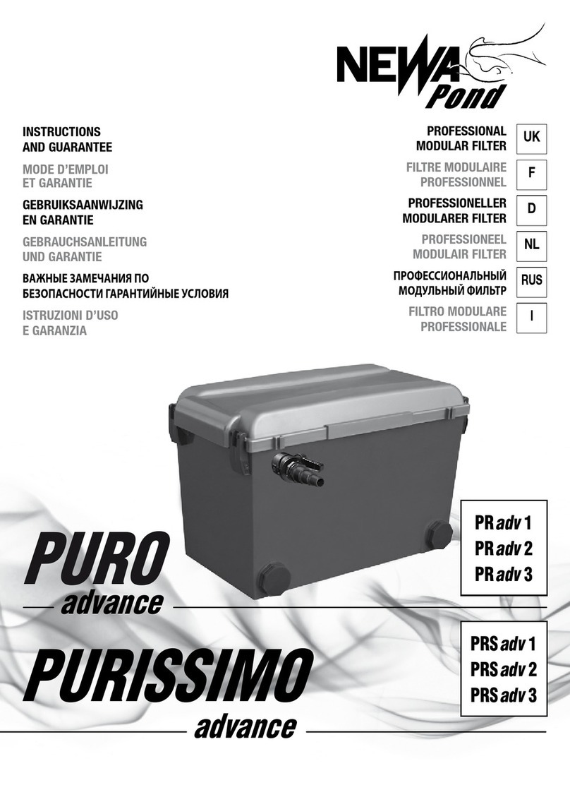 Newa Pond PURO advance Instructions and guarantee