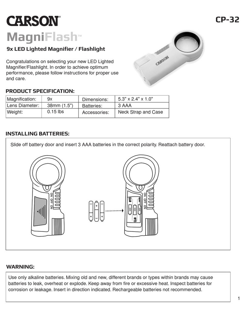 Carson MagniFlash CP-32 User manual