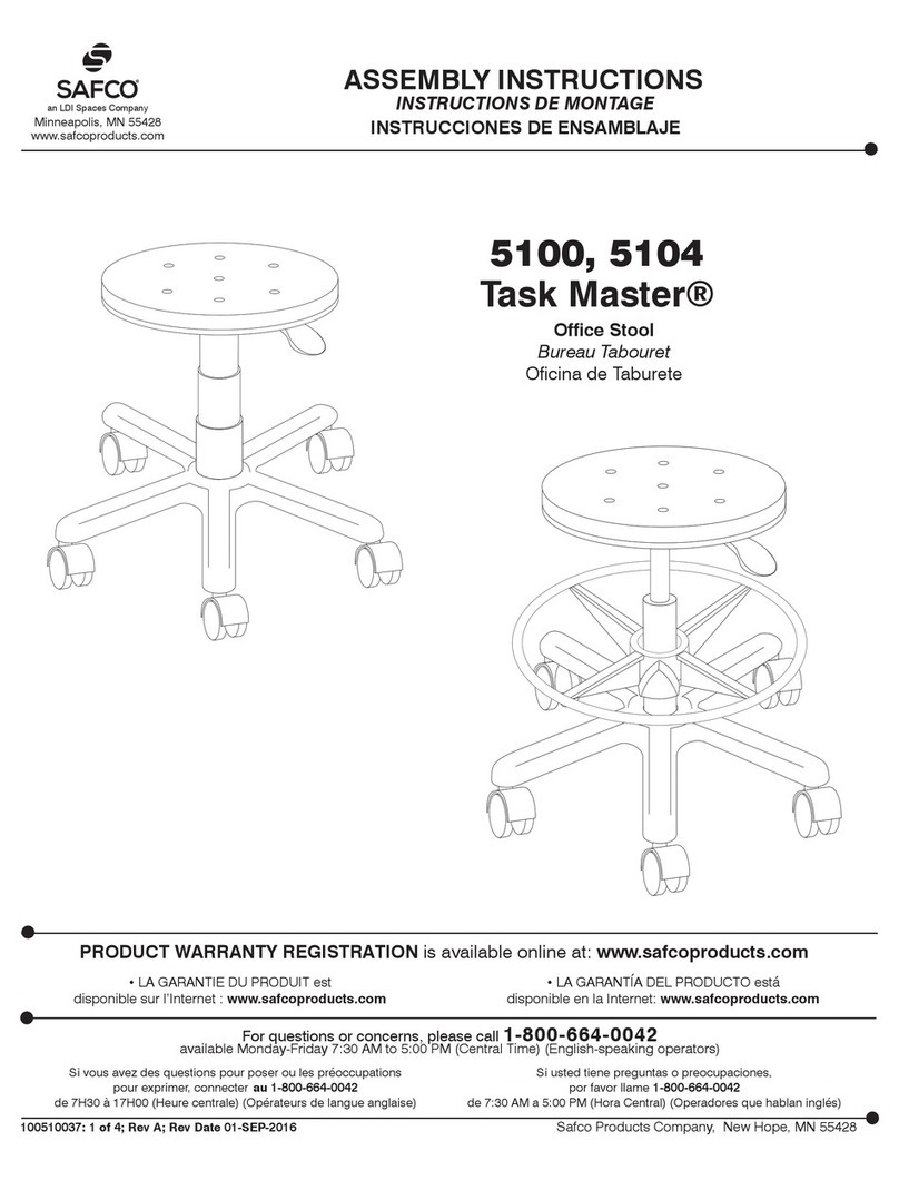 LDI Spaces SAFCO Task Master 5100 User manual