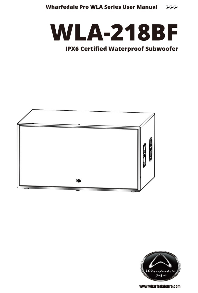 Wharfedale Pro WLA Series user manual