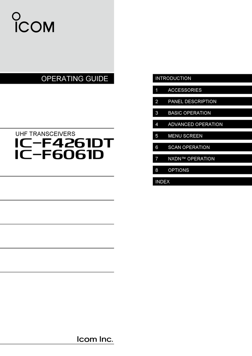 Icom iF4261DT User manual