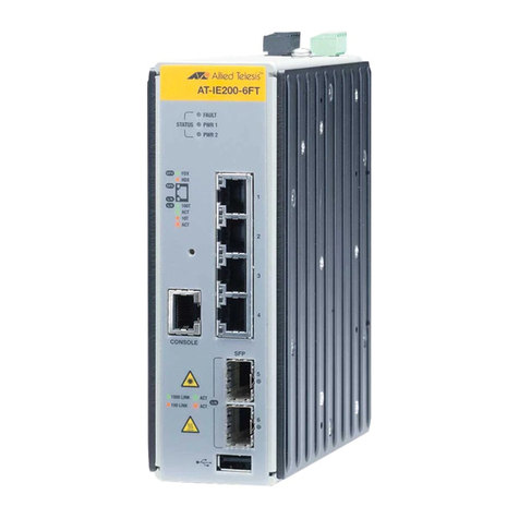 Allied Telesis IE200 Series User manual