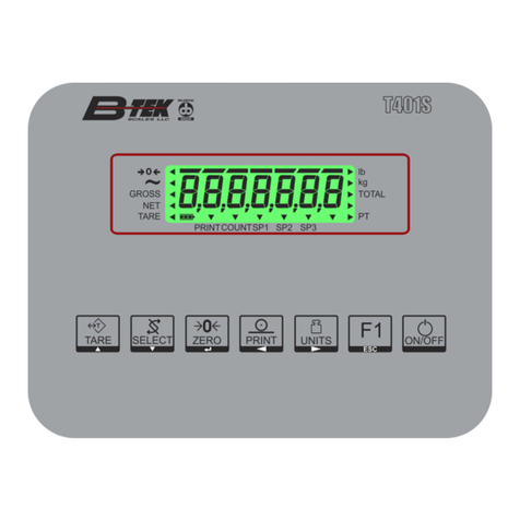 BTEK T401S User instructions