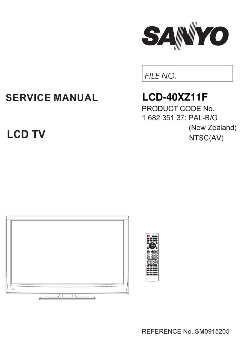 Sanyo LCD-40XZ11F User manual Sanyo LCD-40XZ11F User manual